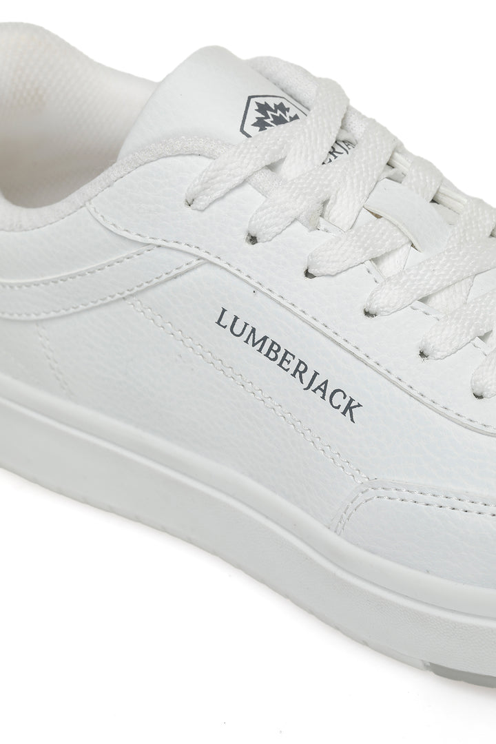 حذاء رياضي نسائي باللون الأبيض