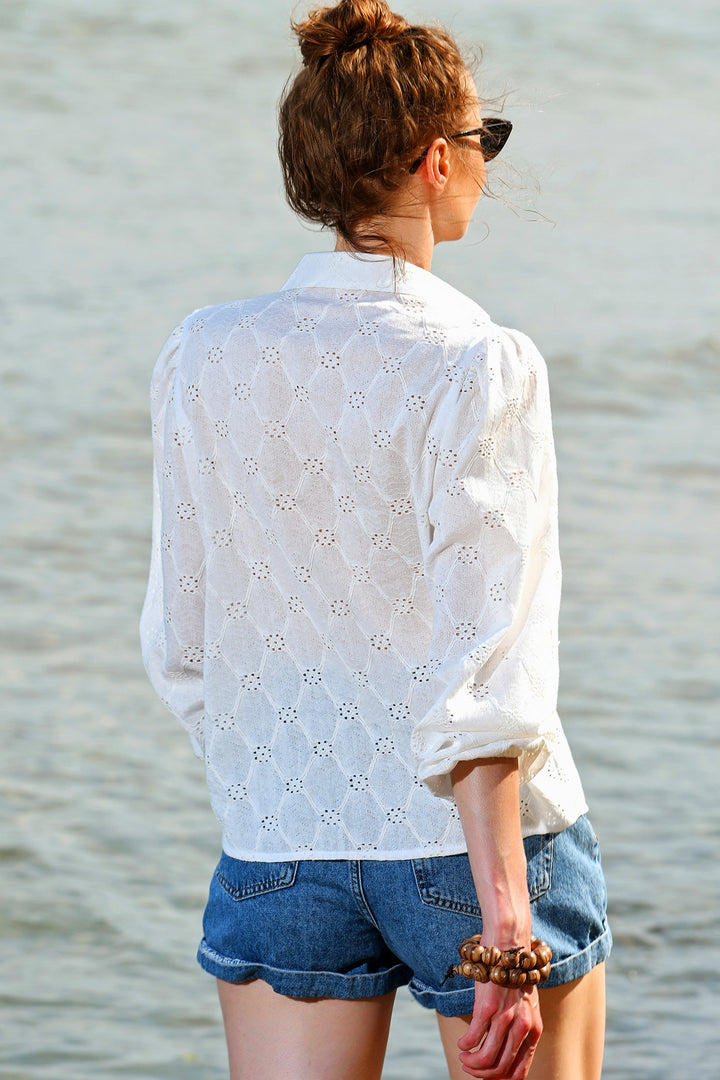 قميص منسوج من قماش الجوبير الفاخر