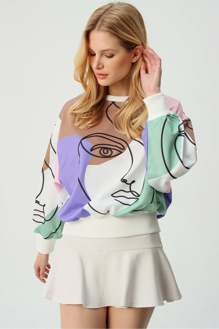 سويت شيرت مطبوع