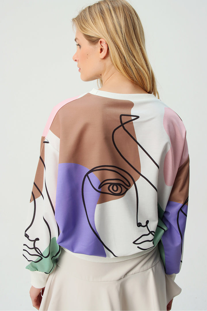 سويت شيرت مطبوع