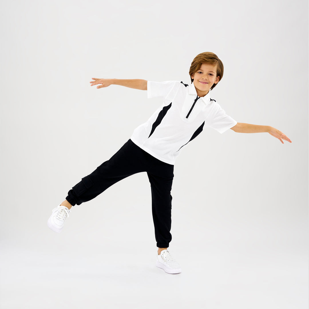 تي شيرت أبيض للأولاد