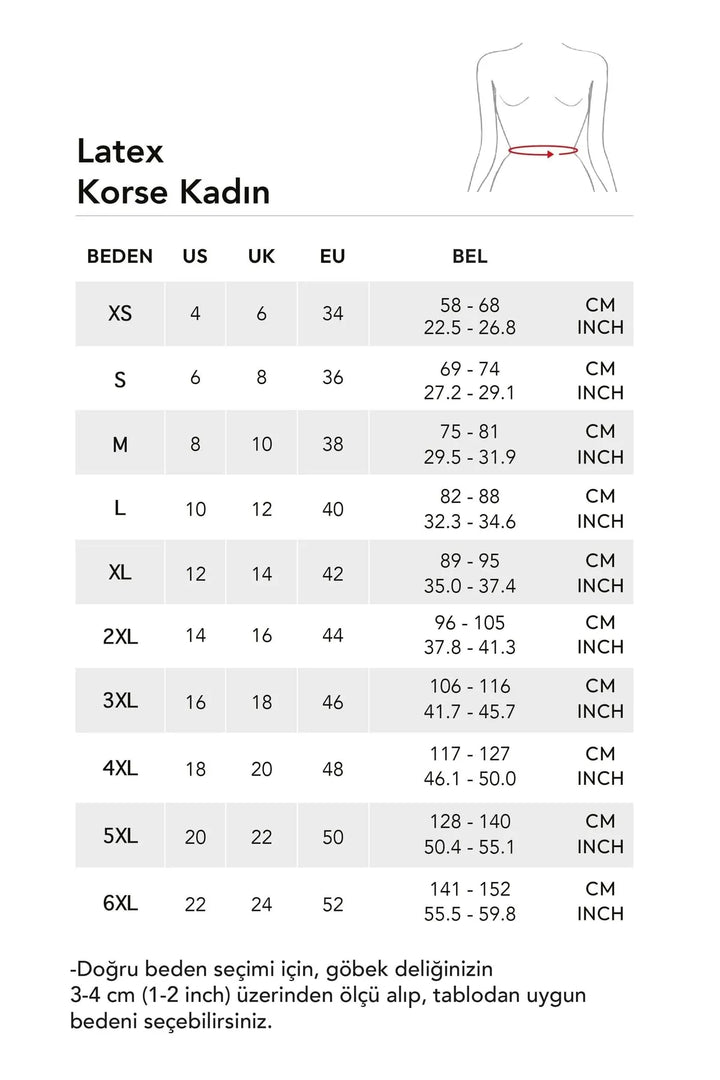 كورسيه أسود للنساء