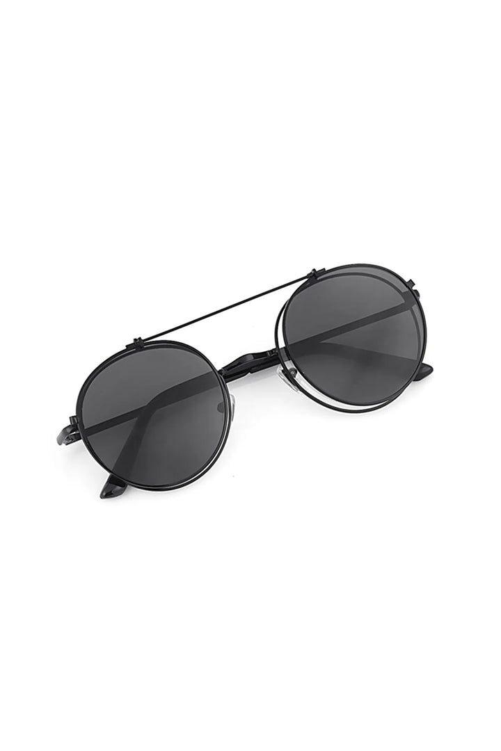 نظارة شمسية للجنسين باللون الأسود APSU029201
