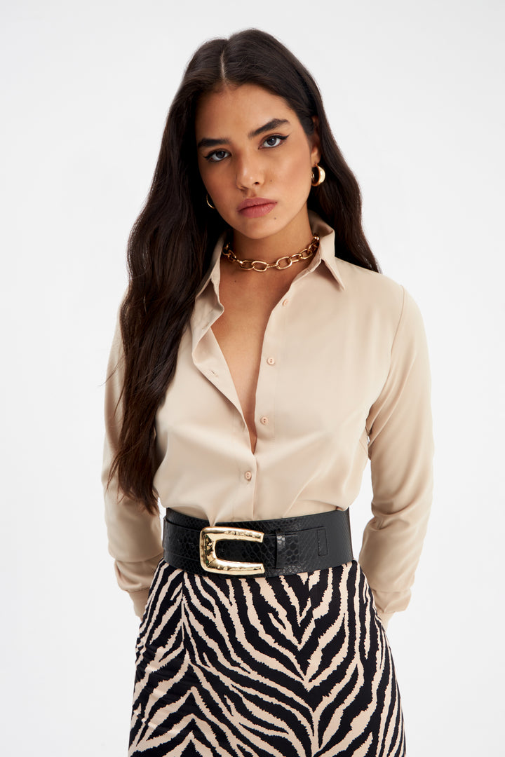 قميص بيج كلاسيكي