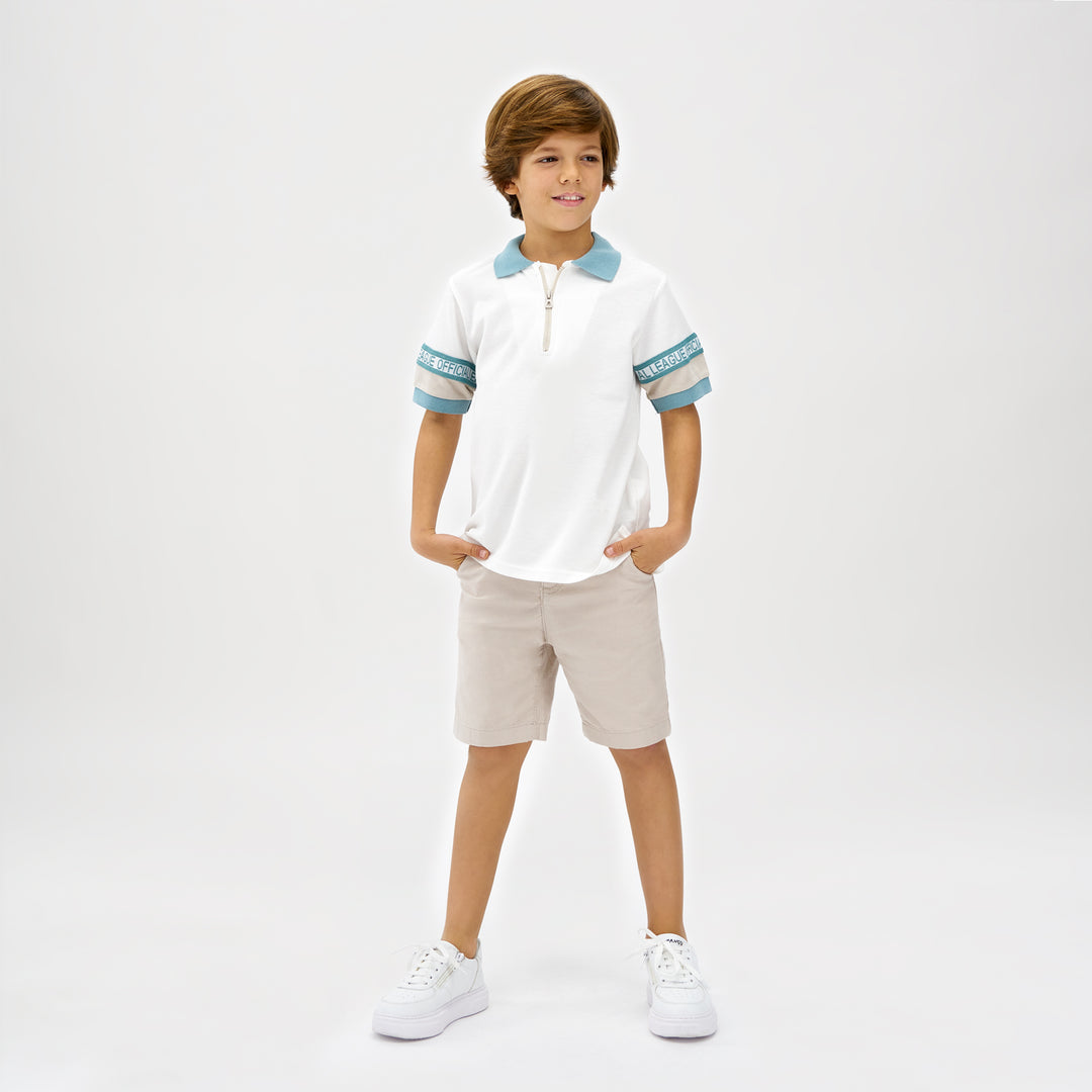 تي شيرت أبيض للأولاد