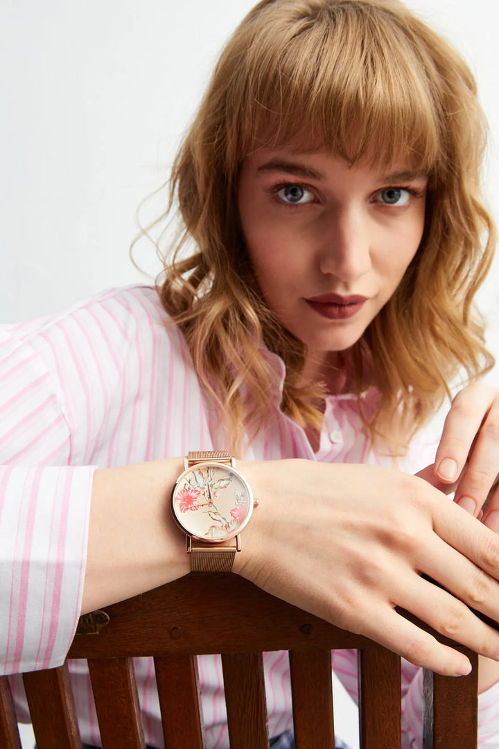 ساعة يد نسائية من الفولاذ APL12C670H08