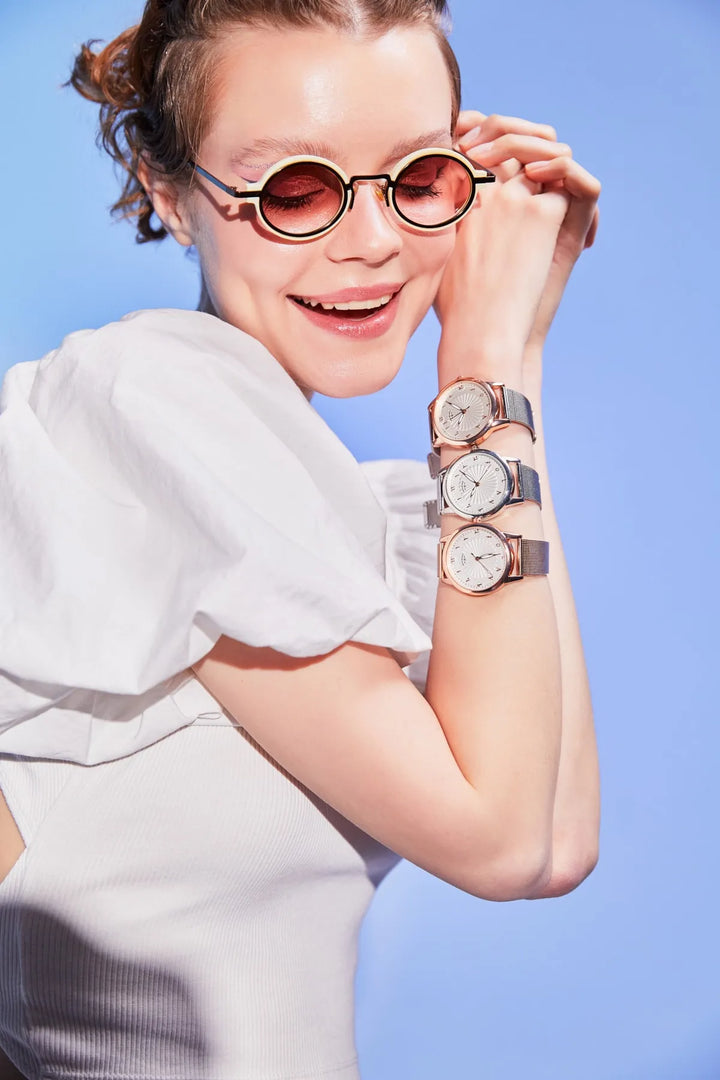 ساعة يد نسائية من الفولاذ APL12C710H02