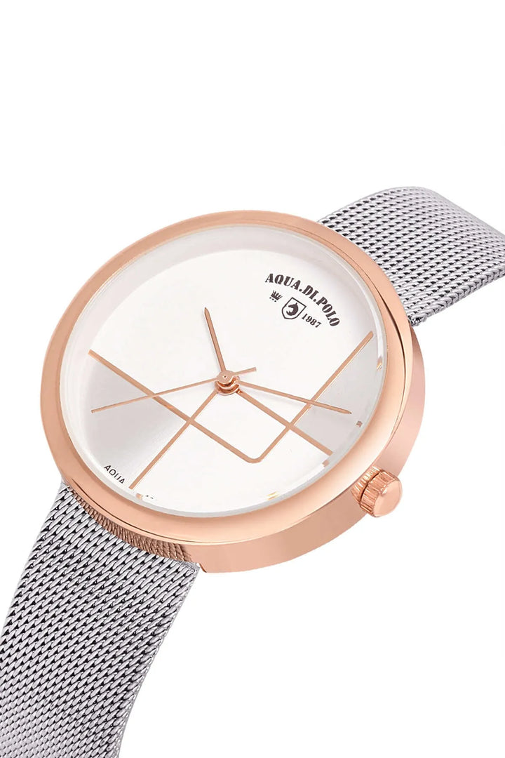 ساعة يد نسائية من الفولاذ APSV1-A5635-KH1C2