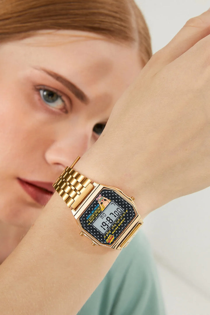 ساعة يد معدنية للنساء APWA065707