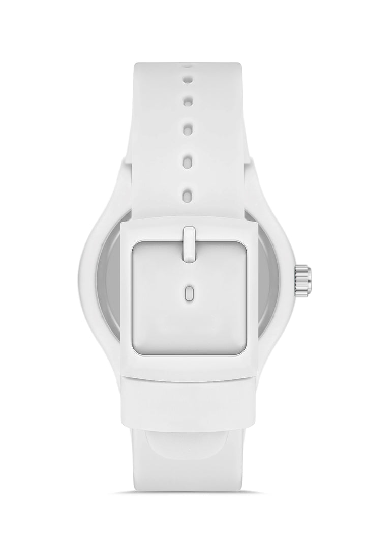 ساعة يد بيضاء للجنسين APWR031803