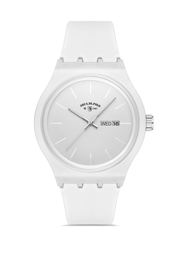 ساعة يد بيضاء للجنسين APWR031803
