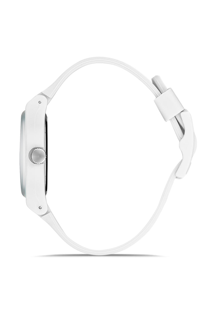 ساعة يد بيضاء للجنسين APWR031803