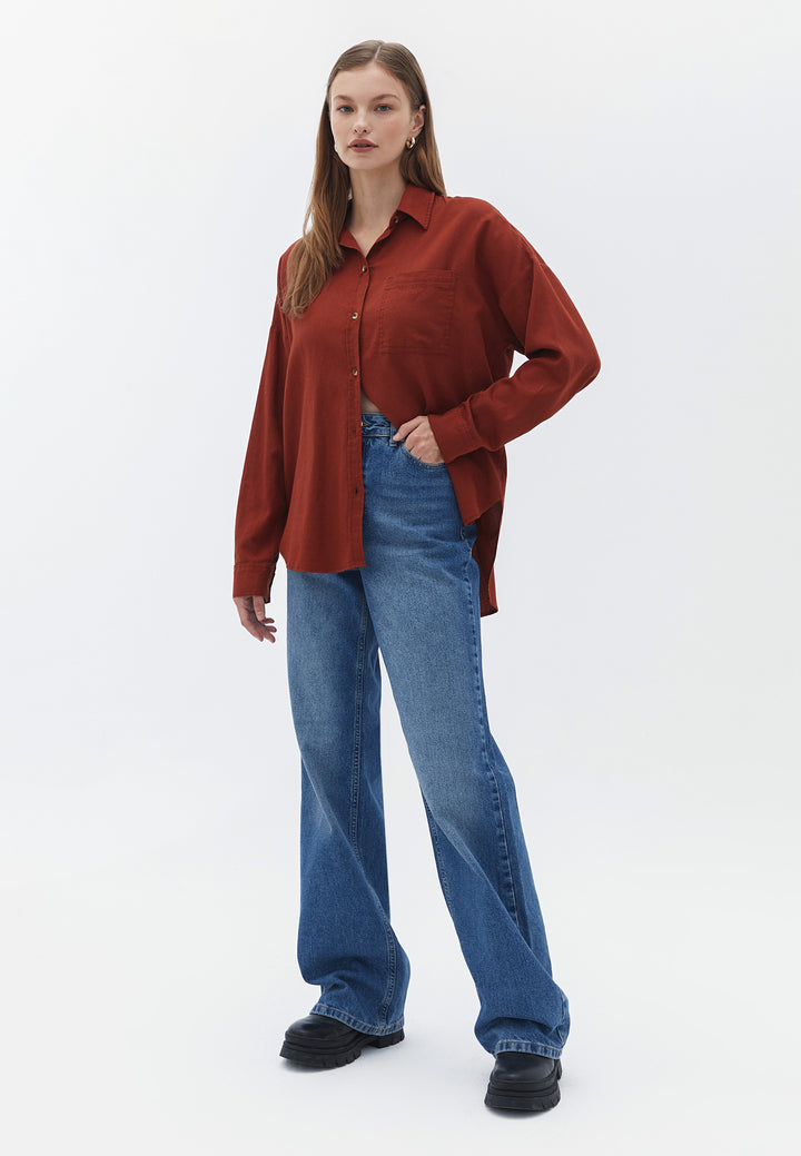 قميص نسائي منسوج