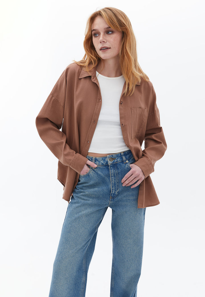 قميص نسائي منسوج