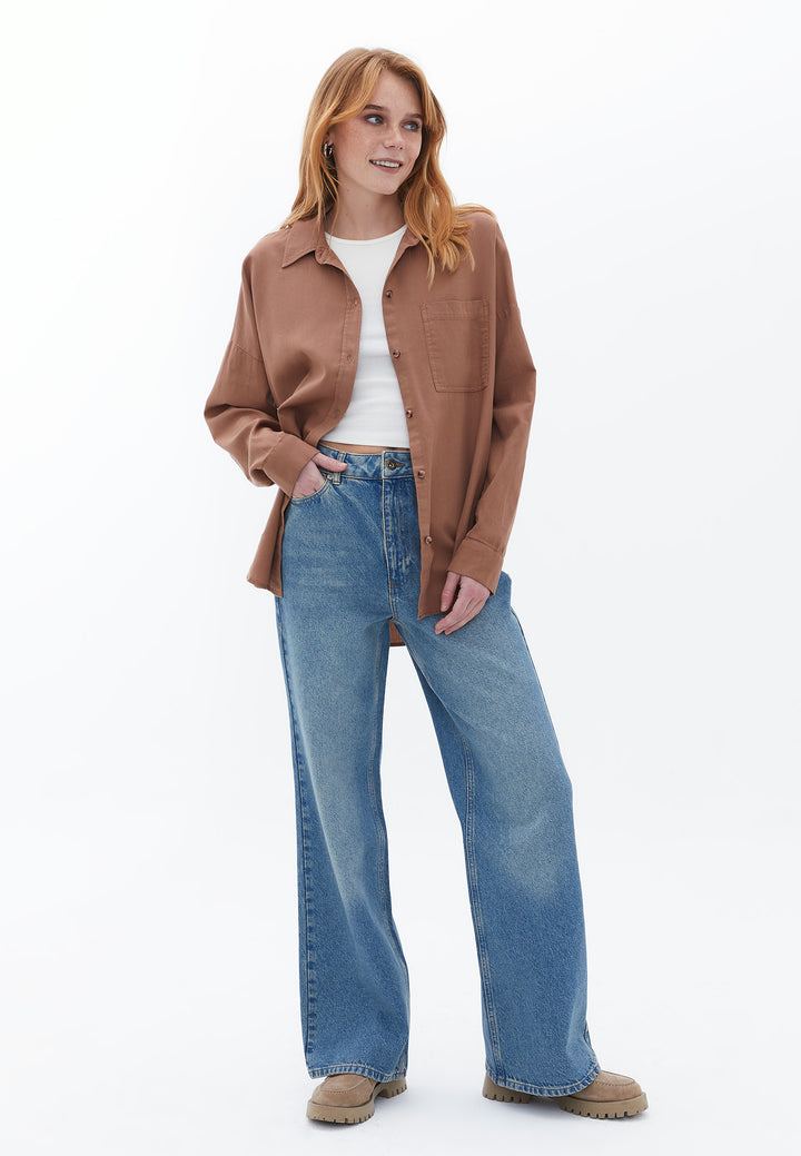 قميص نسائي منسوج