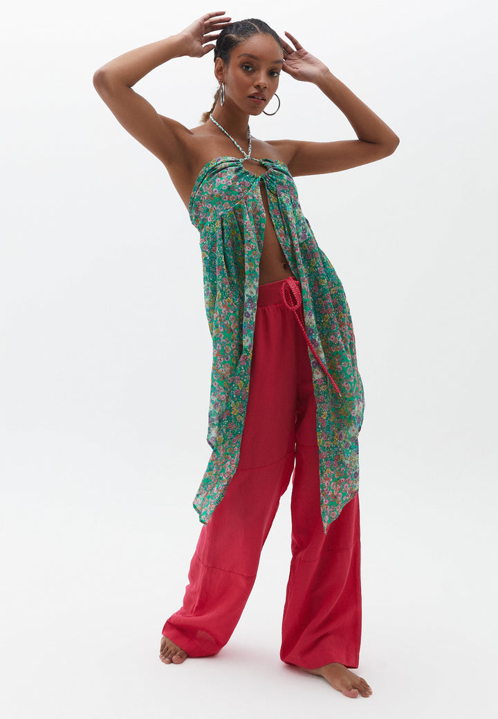 بلوزة منسوجة للسيدات