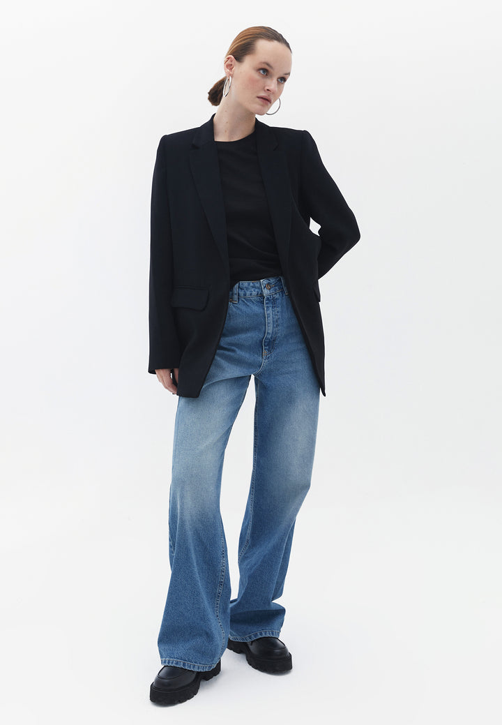 تي شيرت محبوك للسيدات