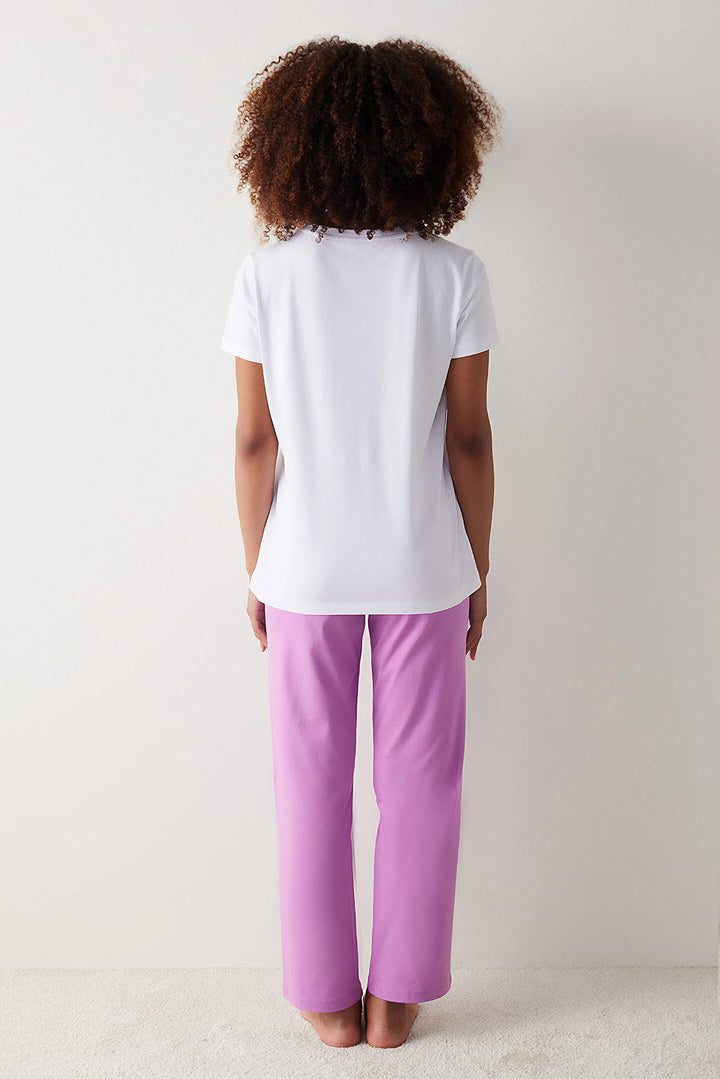 طقم بيجامات نسائية بطبعات