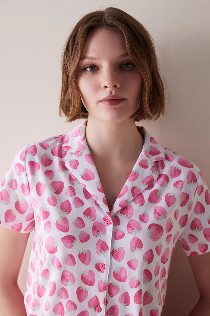 طقم بيجامات نسائية بطبعات