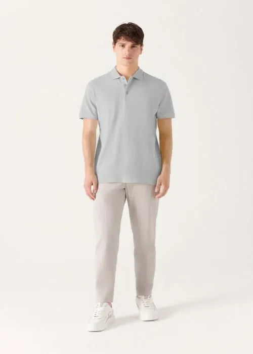 AVVA T-Shirt Gris Clair Homme