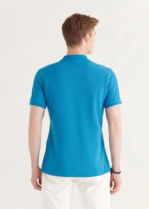 AVVA T-Shirt Bleu Foncé Homme