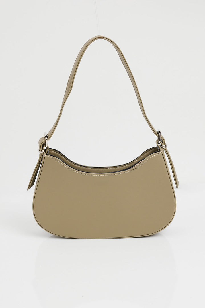 Bigdart Sac à main plat femme kaki 010167