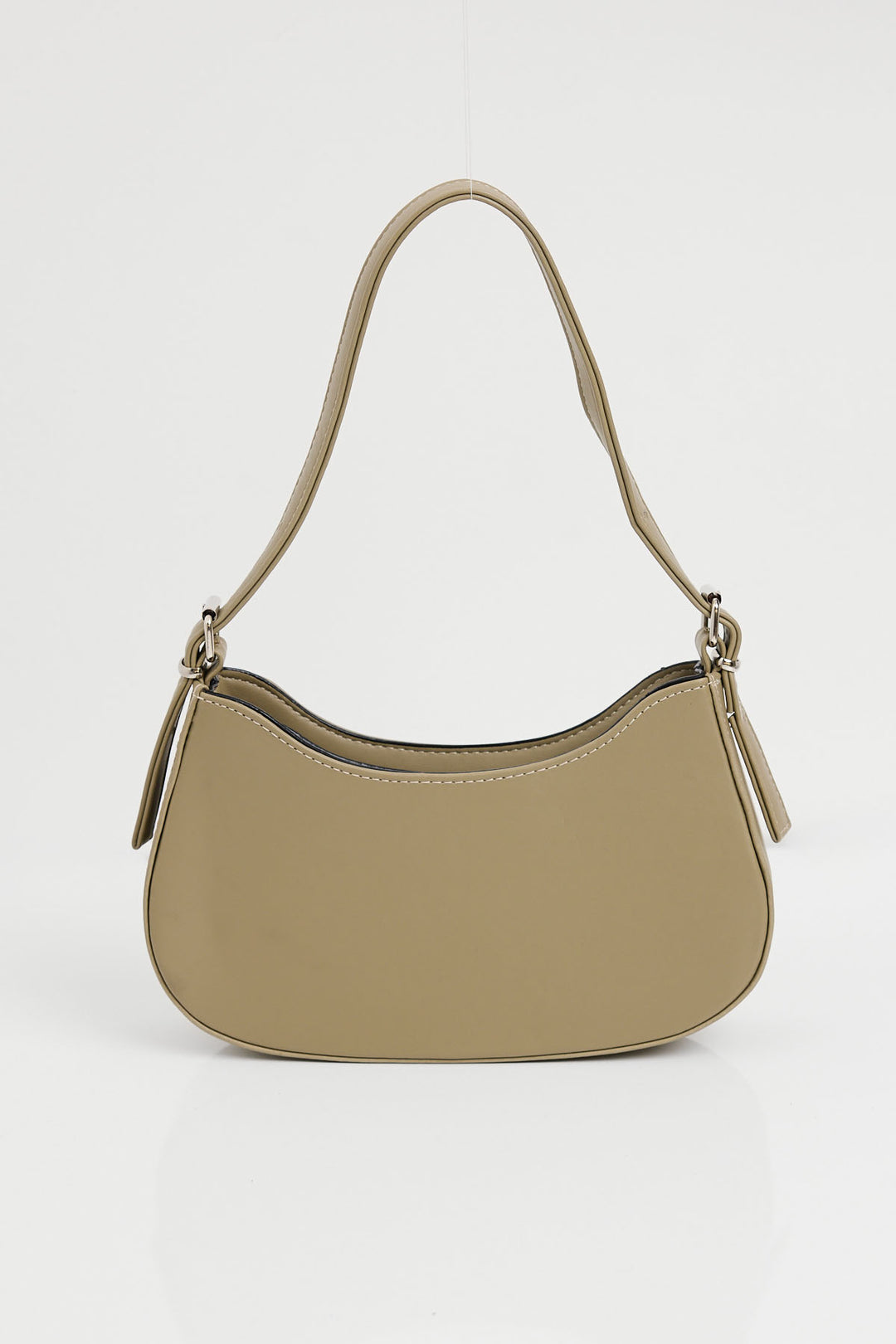 Bigdart Sac à main plat femme kaki 010167