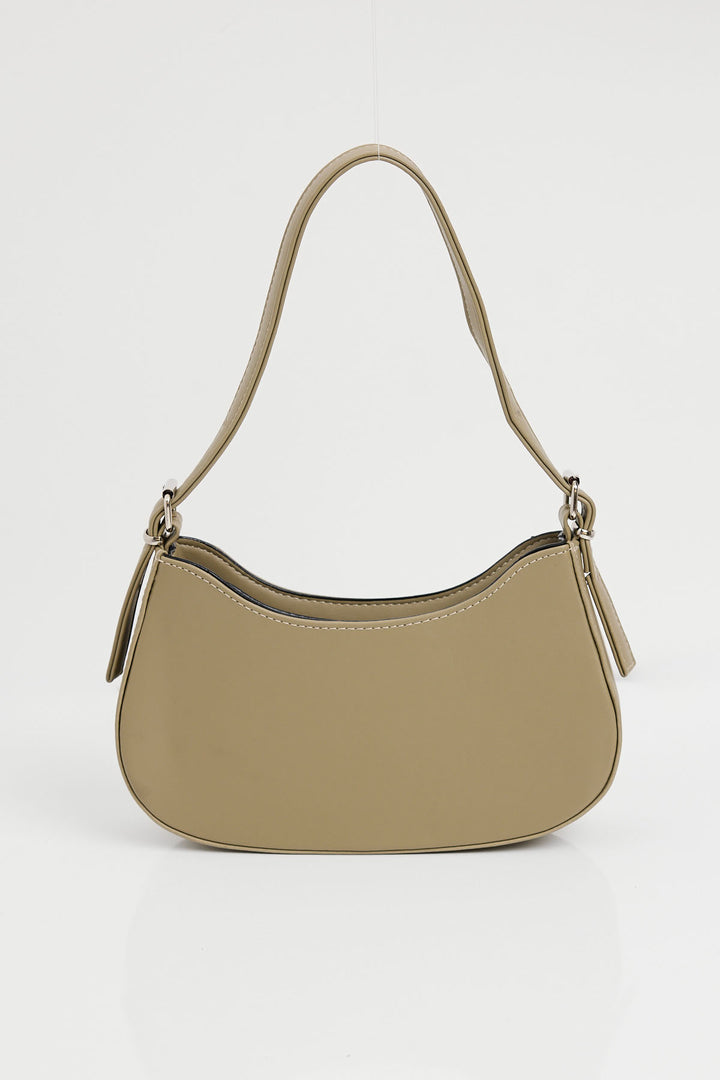 Bigdart Sac à main plat femme kaki 010167