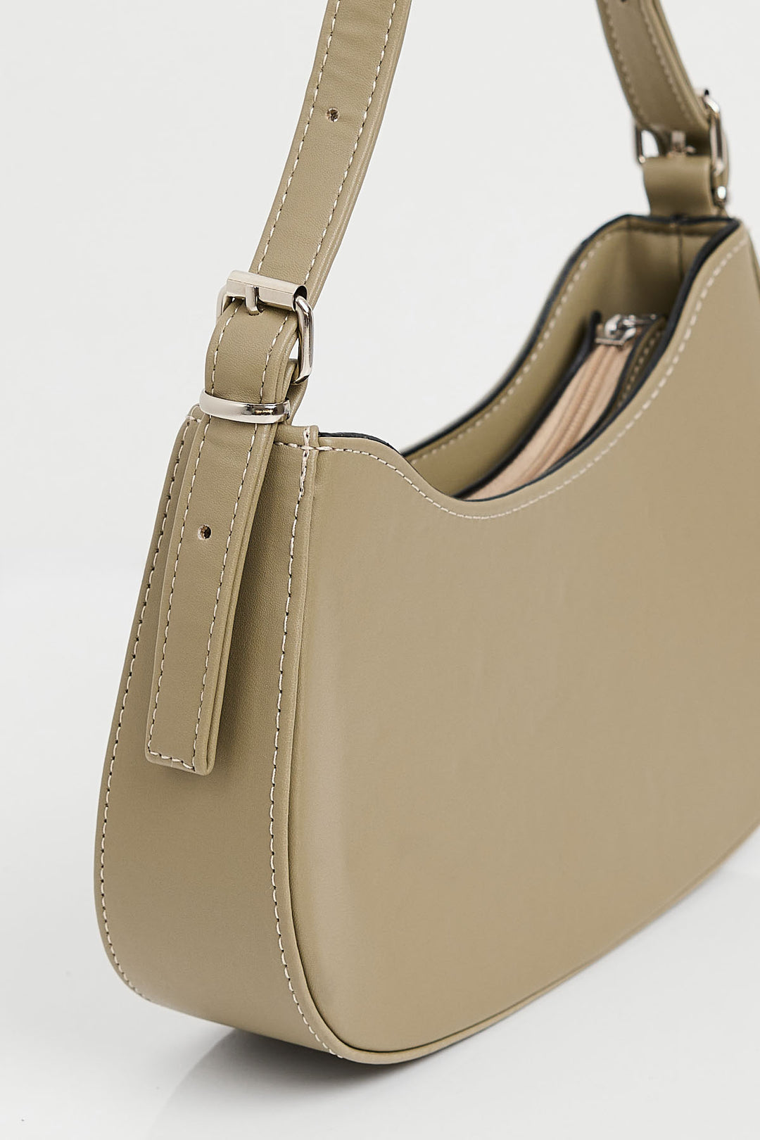 Bigdart Sac à main plat femme kaki 010167