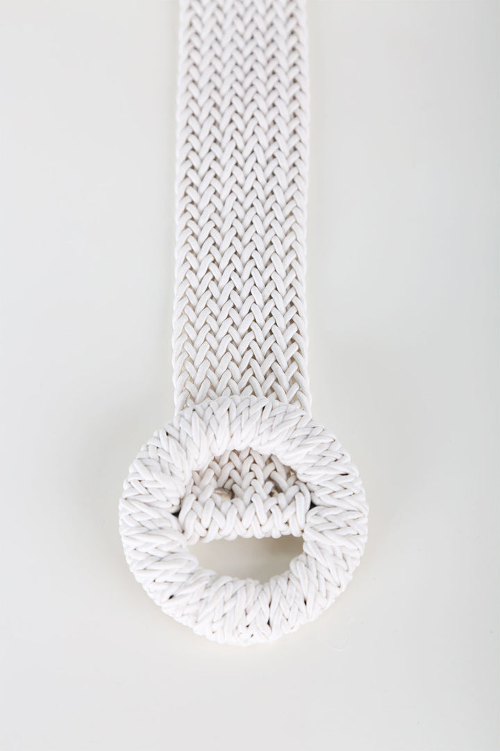 Bigdart 01026 Ceinture en Osier - Blanche