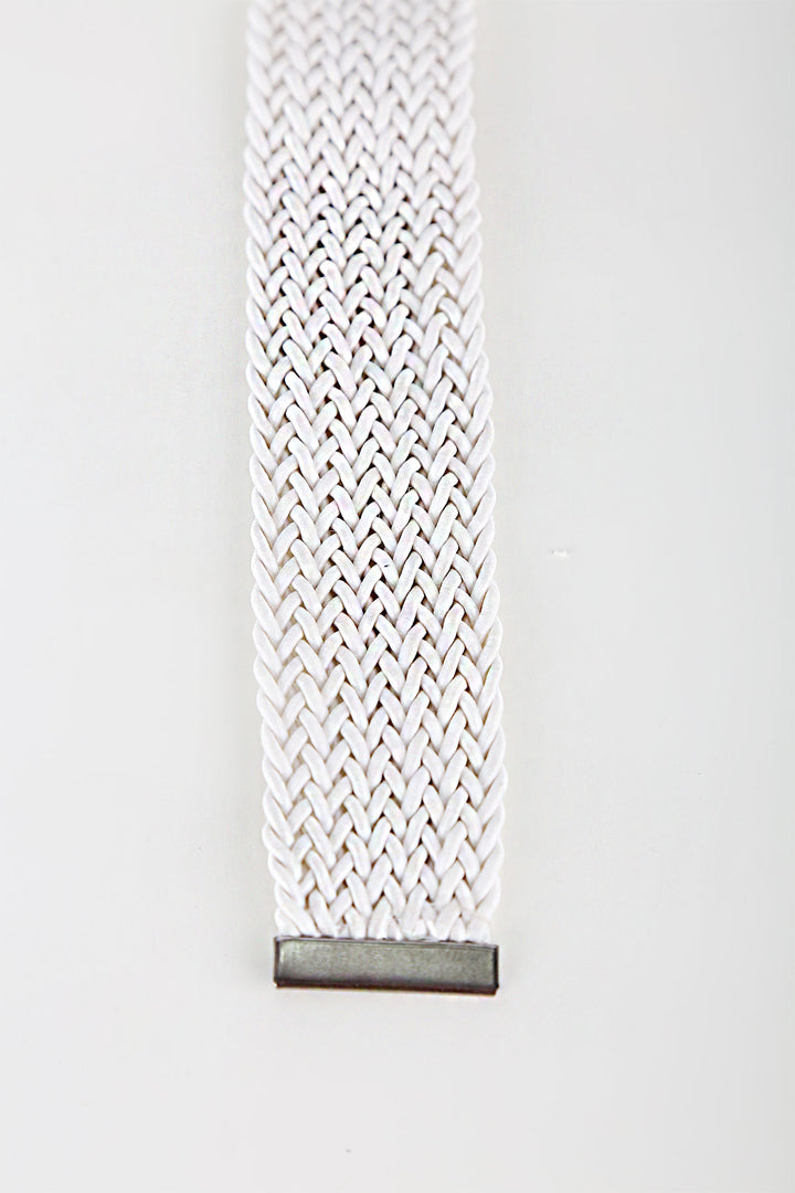 Bigdart 01026 Ceinture en Osier - Blanche