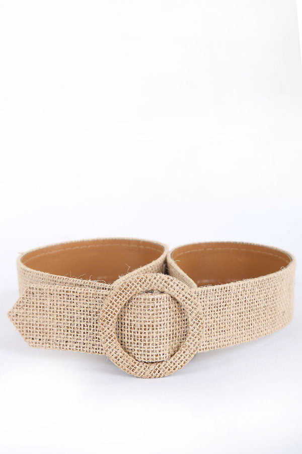 Bigdart 01027 Ceinture en osier - Beige