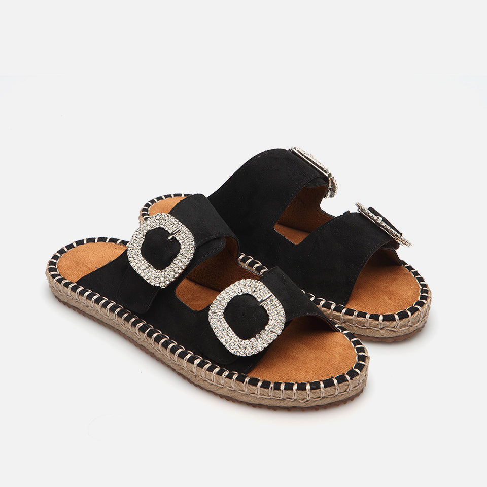 hoti̇ç chaussures plates pour femmes - noir