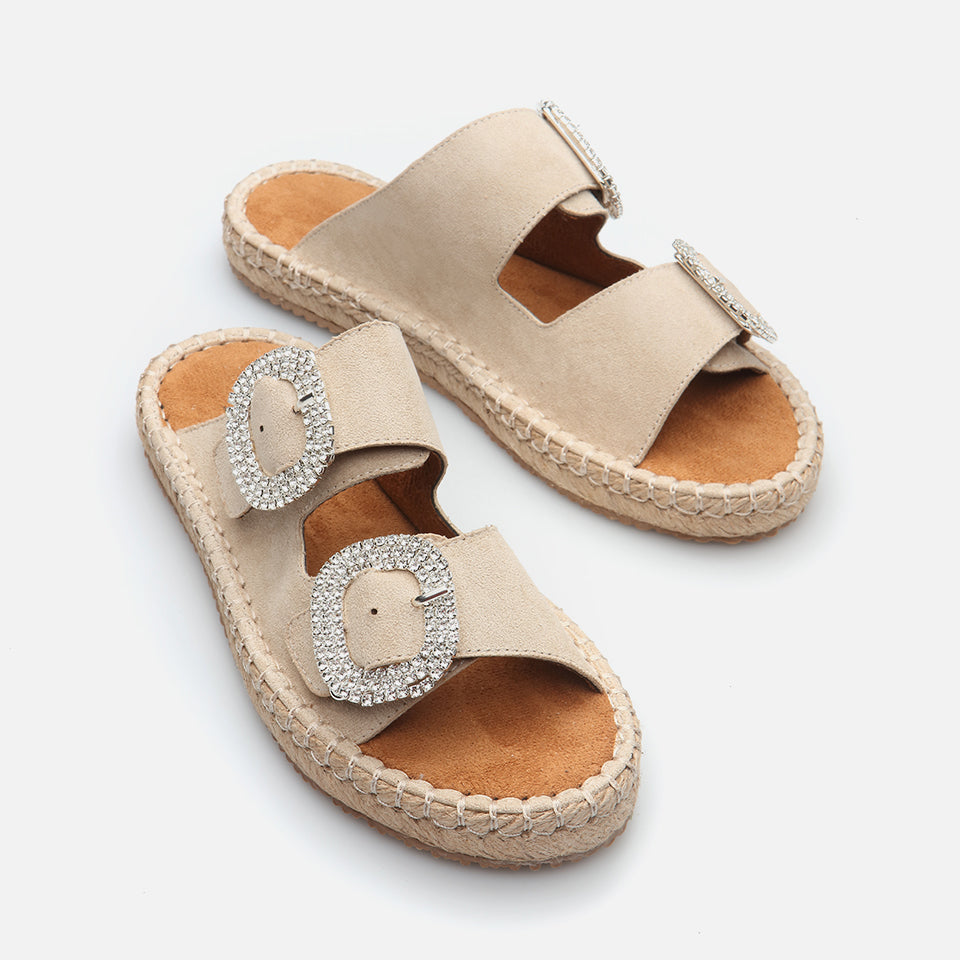 hoti̇ç chaussures plates pour femmes - beige