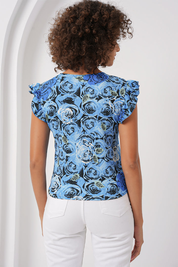 Bigdart Blouse tricotée 0430 - Bleu