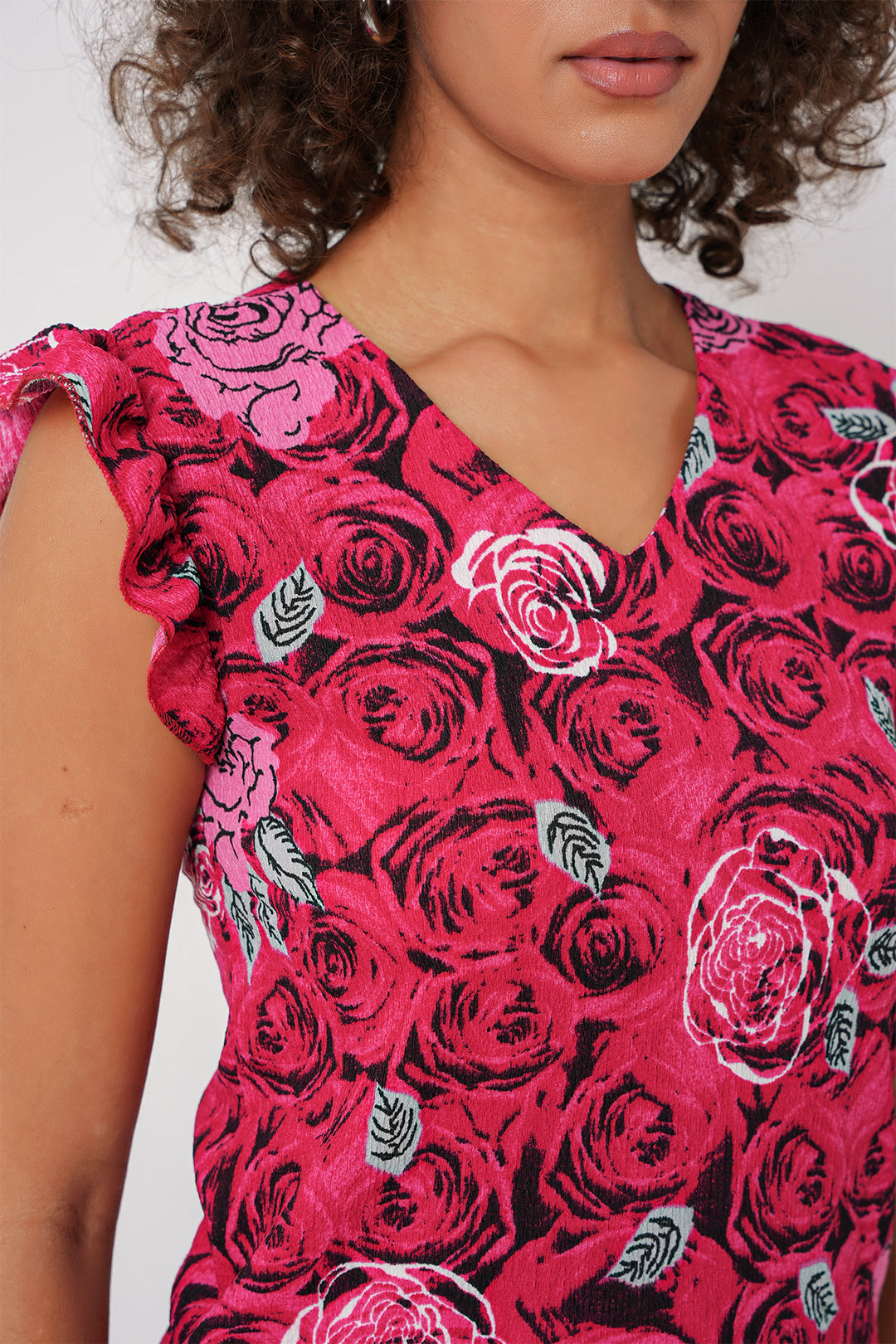 Bigdart 0430 Blouse Tricotée - Rouge Foncé