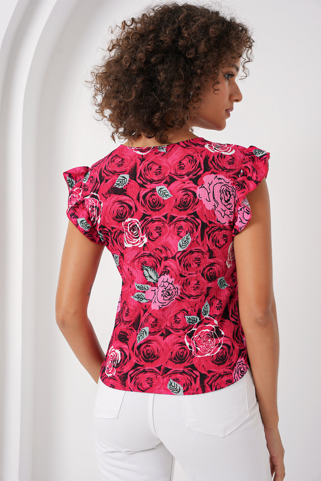 Bigdart 0430 Blouse Tricotée - Rouge Foncé