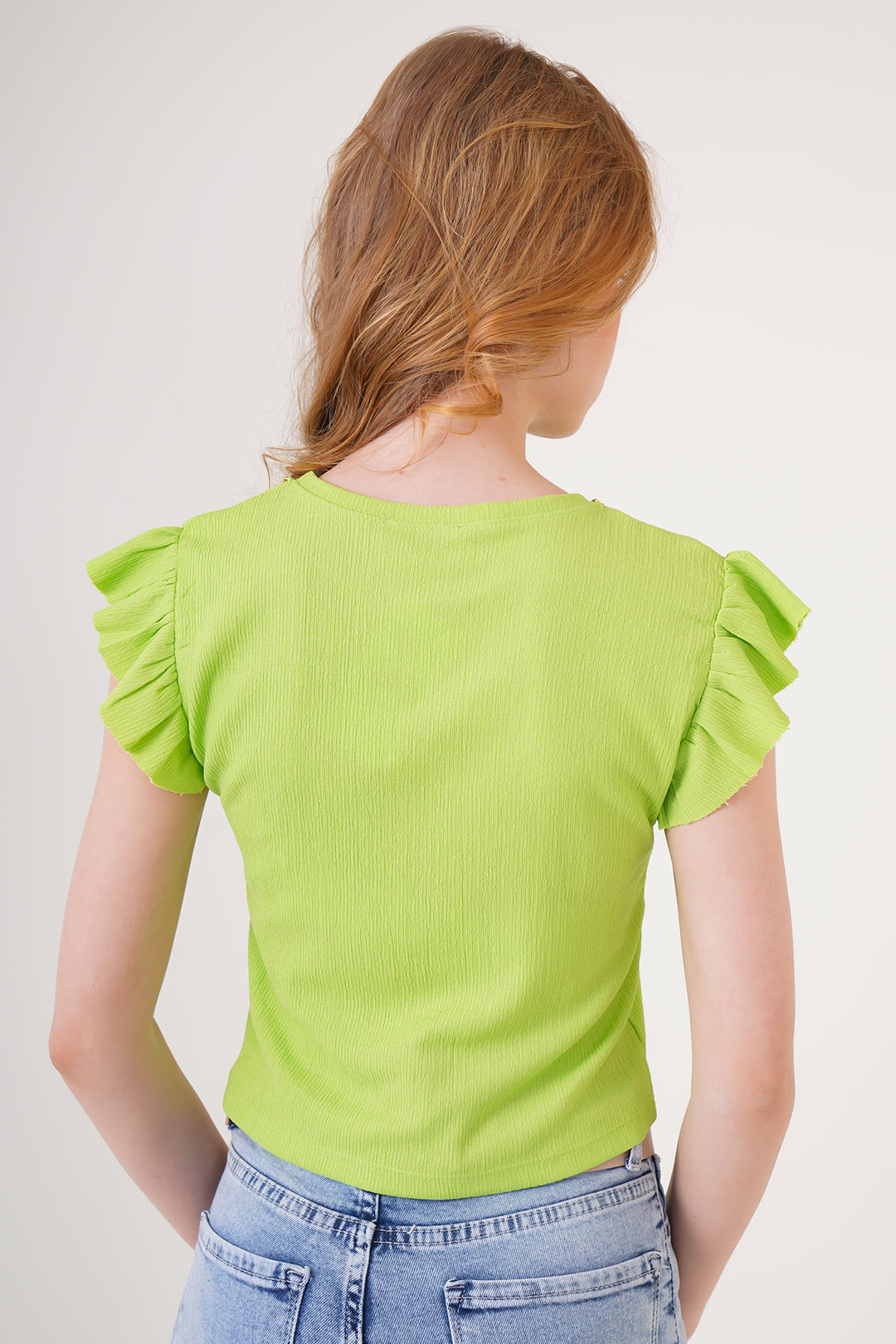 Bigdart 0430 Blouse tricotée - Vert clair