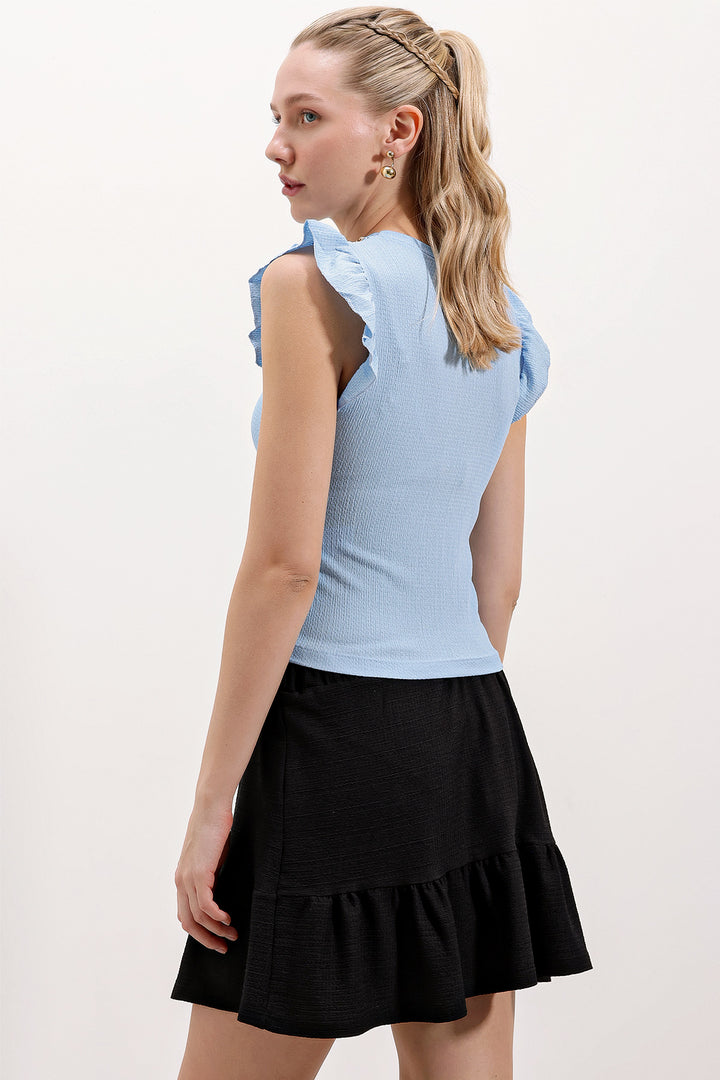 Bigdart 0430 Blouse en tricot - Bleu