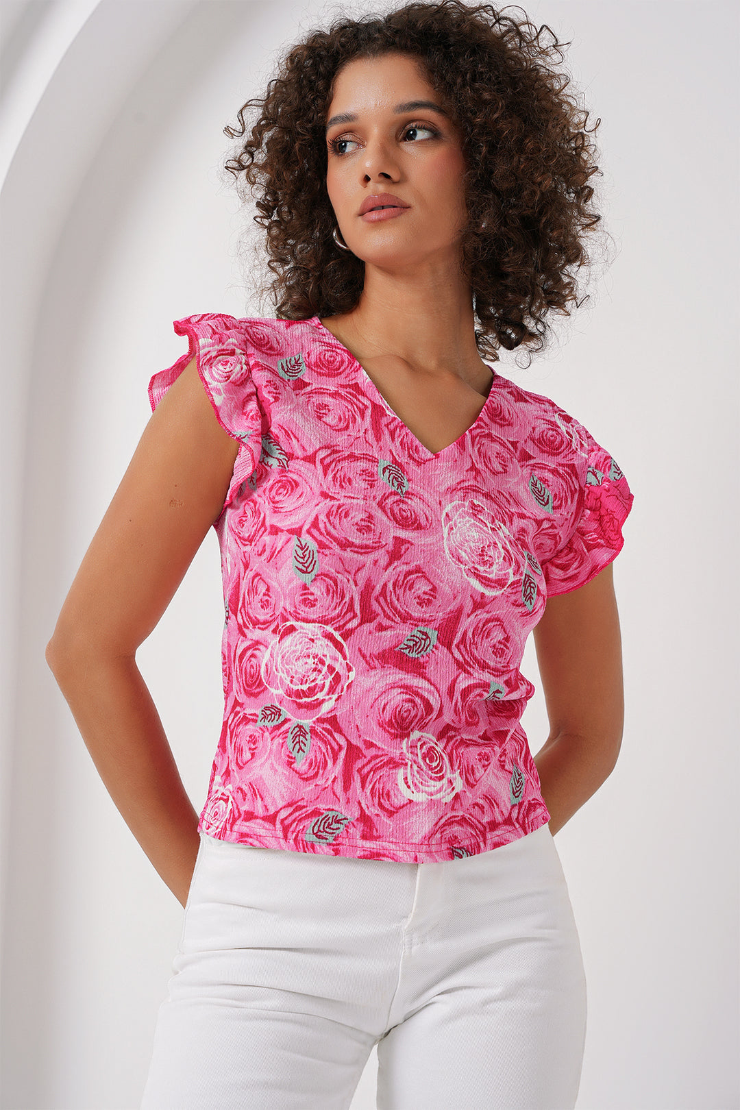 Bigdart Blouse tricotée 0430 - Rose
