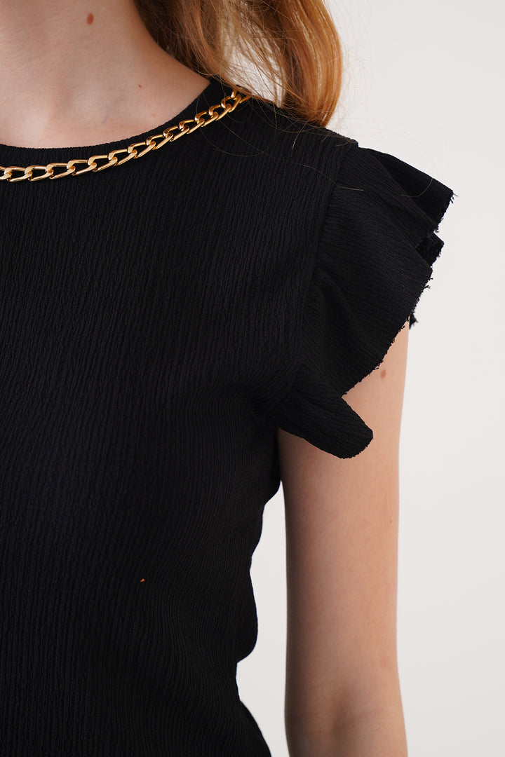 Bigdart 0430 Blouse en tricot - Noir