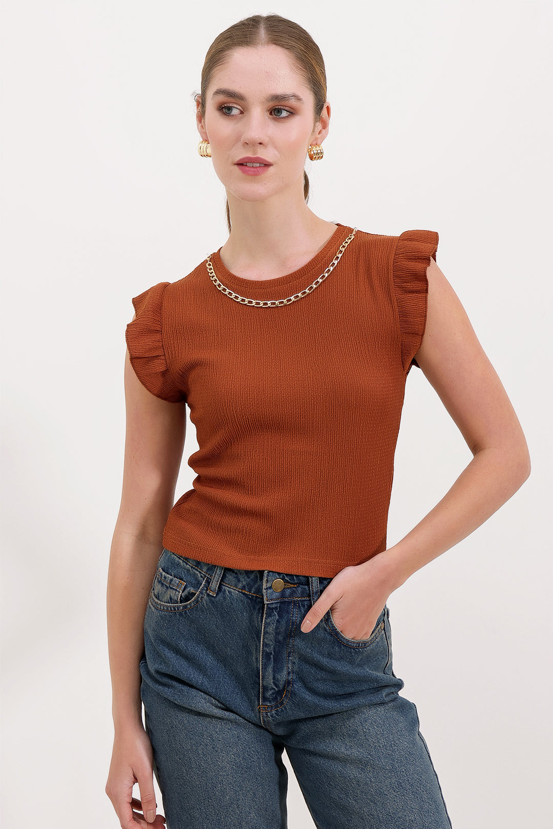 Bigdart 0430 Pull en maille - Taba