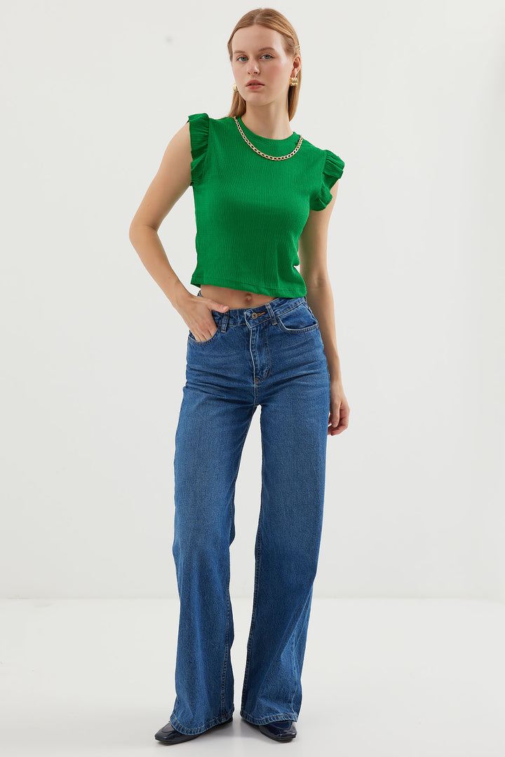 Bigdart 0430 Blouse tricotée - Vert