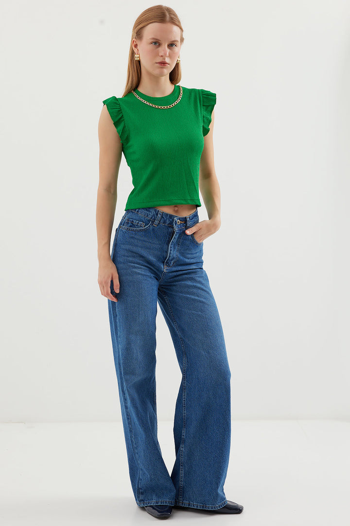 Bigdart 0430 Blouse tricotée - Vert