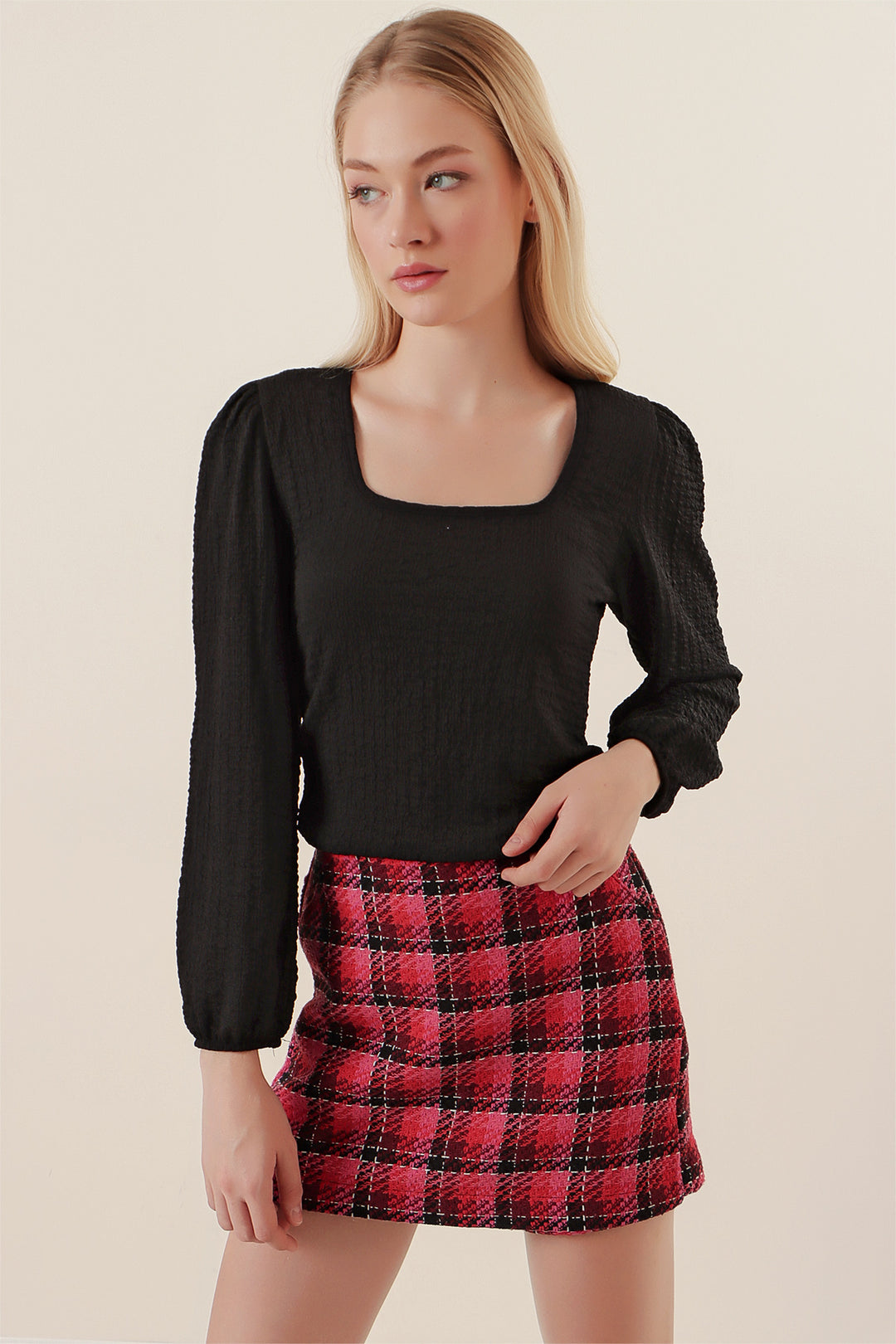 Bigdart Blouse à Manches Longues 0442 - Noir