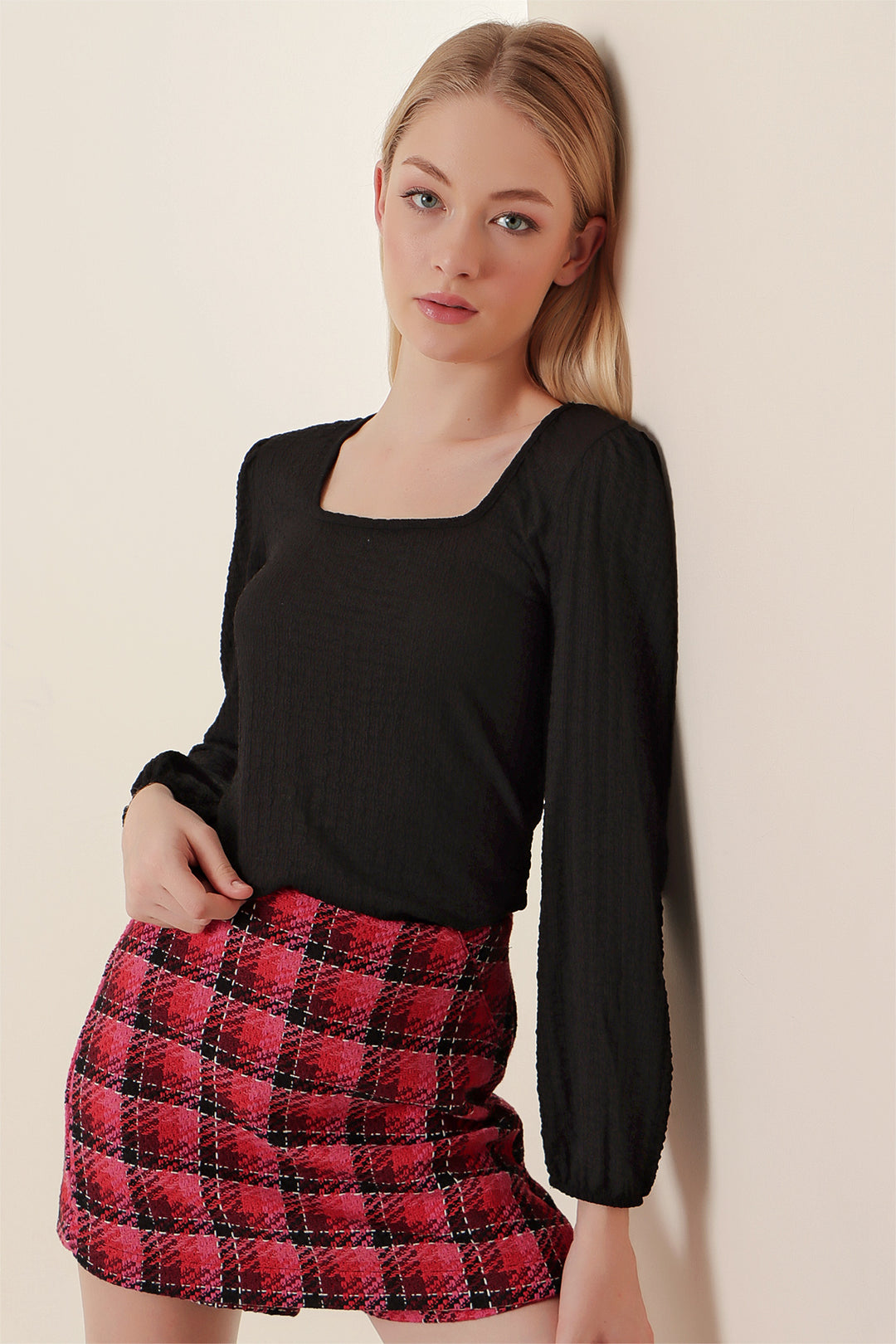 Bigdart Blouse à Manches Longues 0442 - Noir