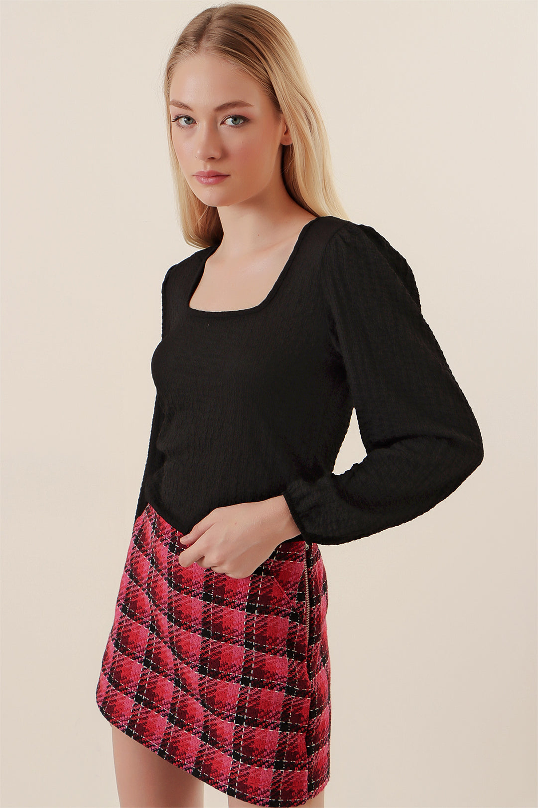 Bigdart Blouse à Manches Longues 0442 - Noir