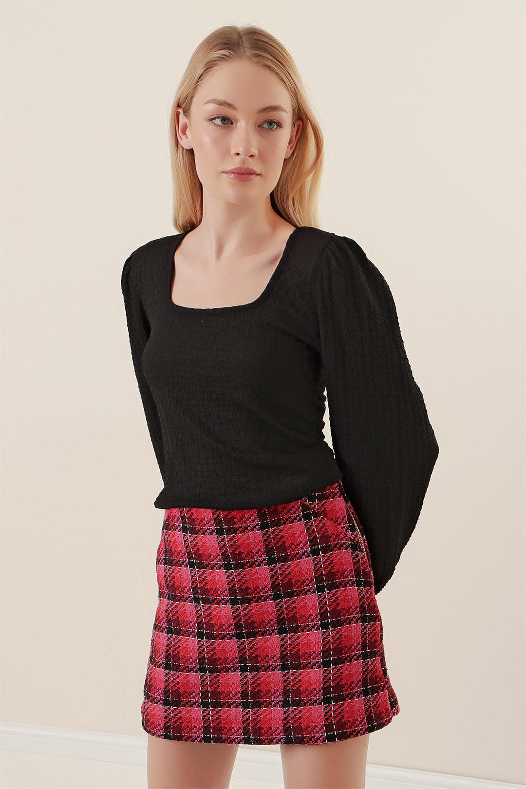 Bigdart Blouse à Manches Longues 0442 - Noir