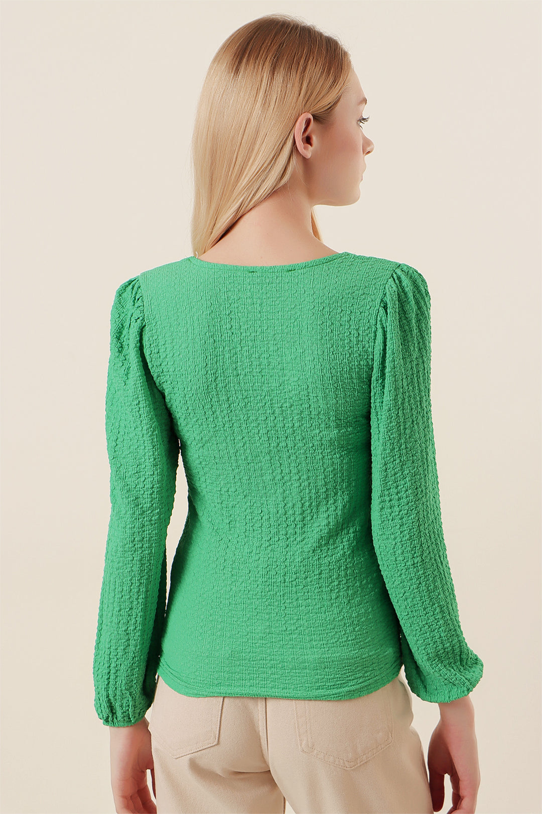 Bigdart 0442 Blouse à manches longues - Vert