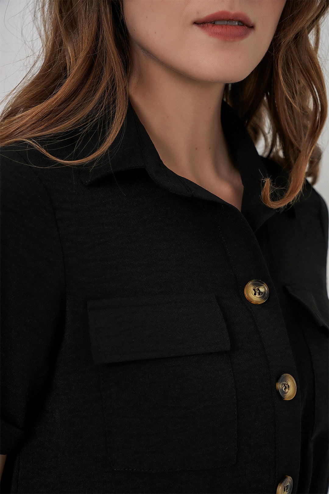 Bigdart 0663 Veste crop - Noir